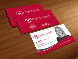 Business Card Design by Creations Box 2015 for Sabrina James Real Estate | Design: #27544019