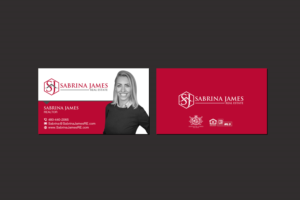 Business Card Design by Creations Box 2015 for Sabrina James Real Estate | Design: #27544028