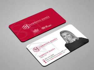 Business Card Design by Creations Box 2015 for Sabrina James Real Estate | Design: #27544030