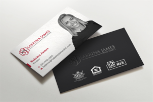 Business Card Design by LAXMI DESIGNHUB for Sabrina James Real Estate | Design: #27543164
