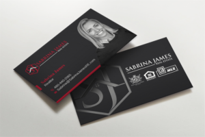 Business Card Design by LAXMI DESIGNHUB for Sabrina James Real Estate | Design: #27543166