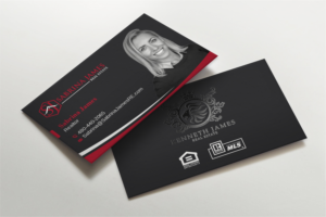 Business Card Design by LAXMI DESIGNHUB for Sabrina James Real Estate | Design: #27543171