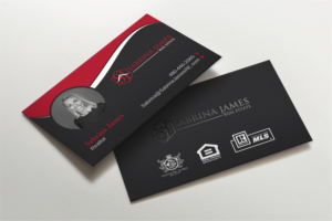 Business Card Design by LAXMI DESIGNHUB for Sabrina James Real Estate | Design: #27543176