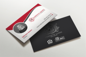 Business Card Design by LAXMI DESIGNHUB for Sabrina James Real Estate | Design: #27543177