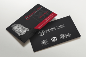 Business Card Design by LAXMI DESIGNHUB for Sabrina James Real Estate | Design: #27543188