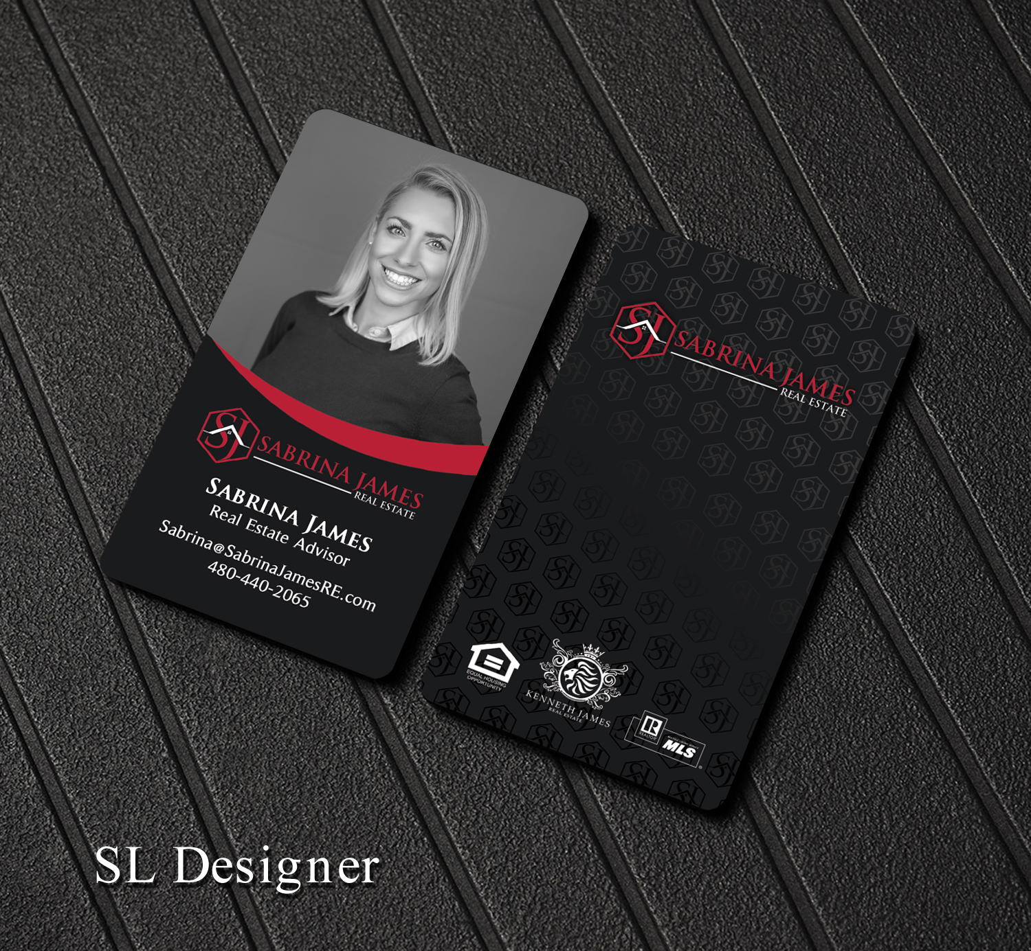 Business Card Design by SL Designer for Sabrina James Real Estate | Design: #27573181