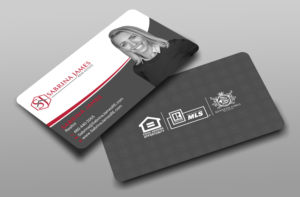 Business Card Design by Uttom 2 for Sabrina James Real Estate | Design: #27545441