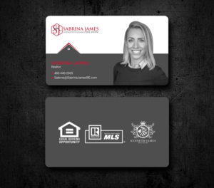 Business Card Design by Uttom 2 for Sabrina James Real Estate | Design: #27545443