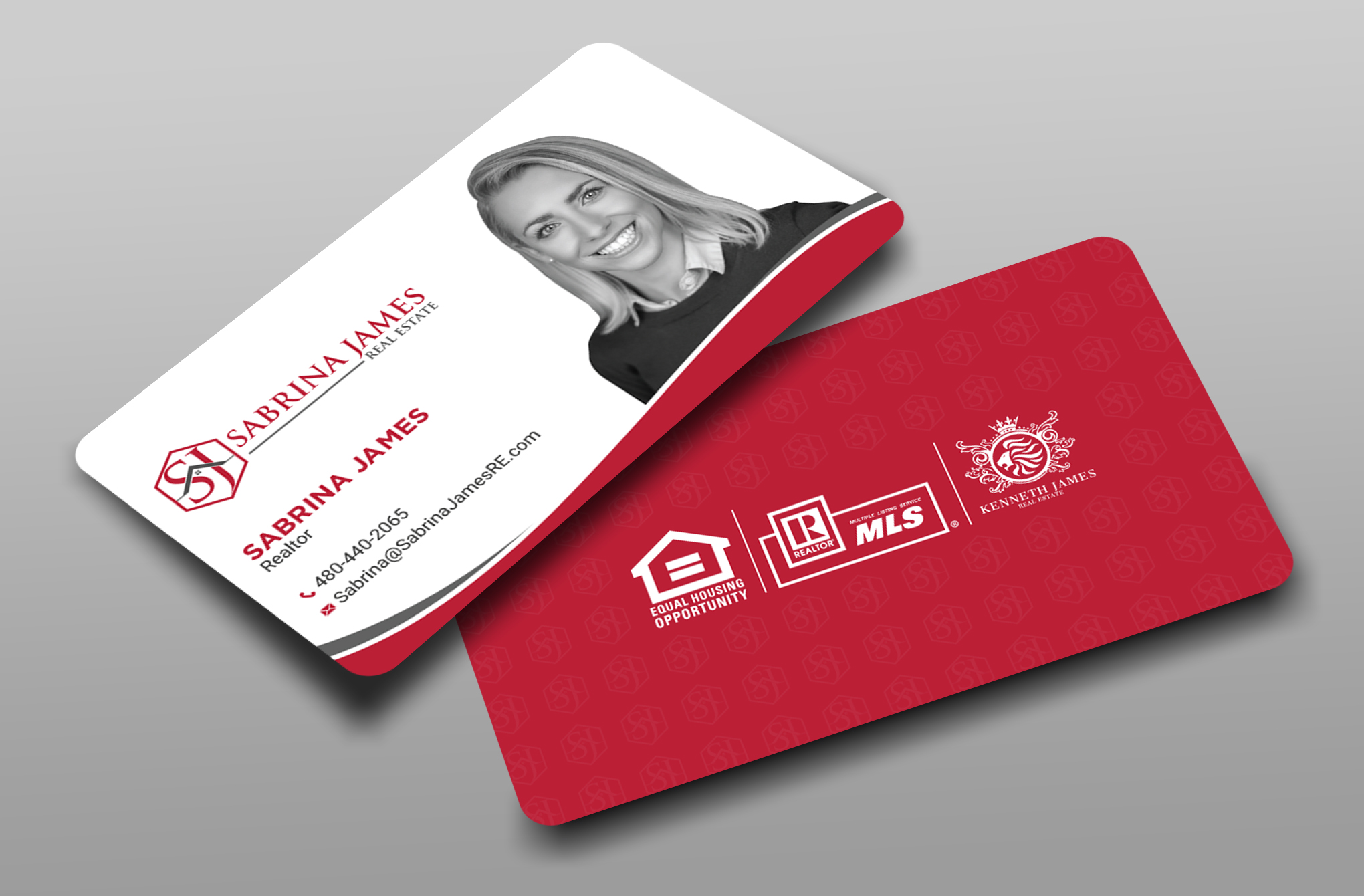 Business Card Design by Uttom 2 for Sabrina James Real Estate | Design #27545477
