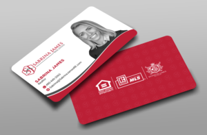 Business Card Design by Uttom 2 for Sabrina James Real Estate | Design: #27546154