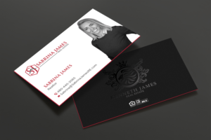 Business Card Design by DesignShout for Sabrina James Real Estate | Design #27542534