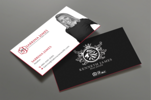 Business Card Design by DesignShout for Sabrina James Real Estate | Design: #27542536