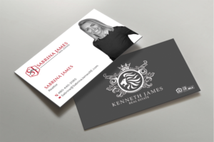 Business Card Design by DesignShout for Sabrina James Real Estate | Design: #27542560