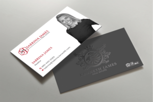 Business Card Design by DesignShout for Sabrina James Real Estate | Design: #27542561