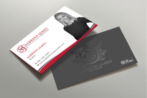 Business Card Design by DesignShout for Sabrina James Real Estate | Design: #27542589
