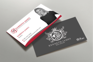 Business Card Design by DesignShout for Sabrina James Real Estate | Design: #27542657