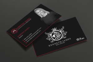 Business Card Design by DesignShout for Sabrina James Real Estate | Design: #27542764