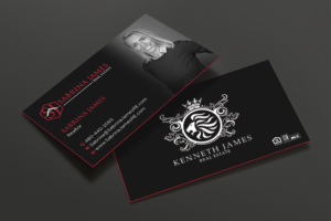 Business Card Design by DesignShout for Sabrina James Real Estate | Design: #27542783