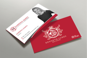 Business Card Design by DesignShout for Sabrina James Real Estate | Design: #27542802