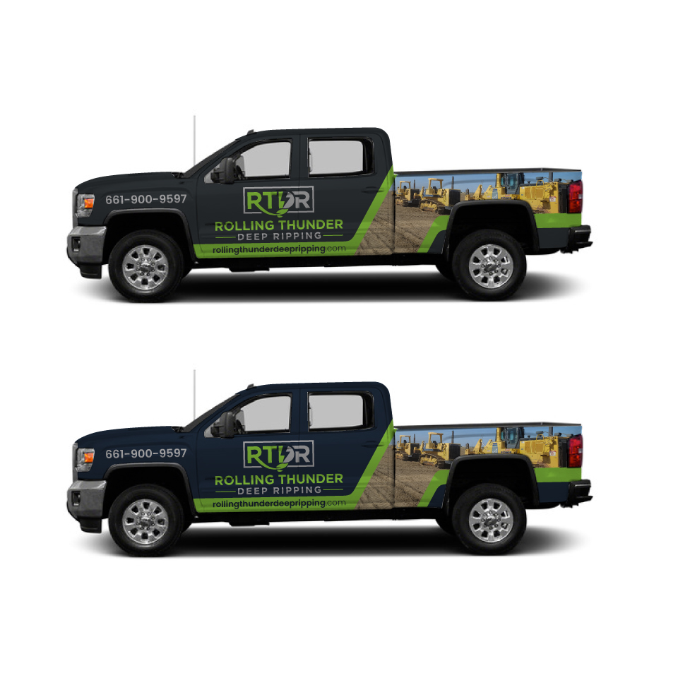 Car Wrap Design by Yoga Tri for Rolling Thunder Deep ripping | Design #27550722