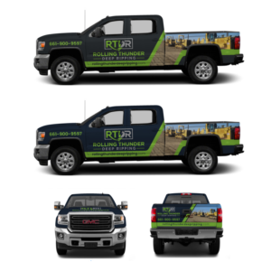 Car Wrap Design by Yoga Tri for Rolling Thunder Deep ripping | Design: #27563212