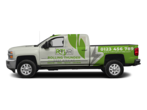 Car Wrap Design by Shumaila Kiran for Rolling Thunder Deep ripping | Design: #27543055