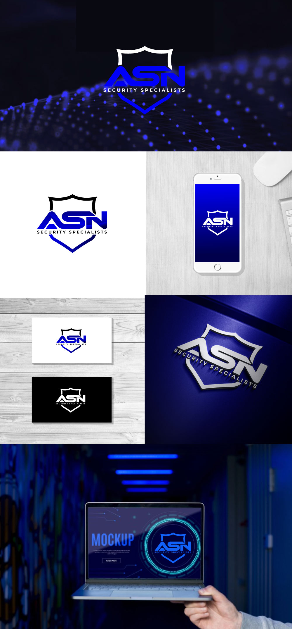 Logo Design by Classy Custom for ASN Security Specialists | Design #27545865