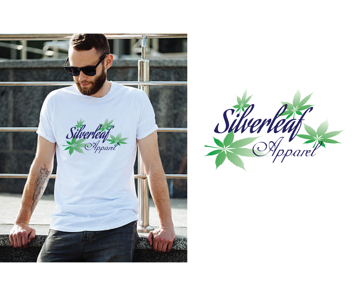 T-shirt Design by Kalla for Silverleaf CBD | Design #27546006