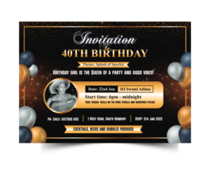 Invitation Design by ecorokerz for this project | Design: #27558040