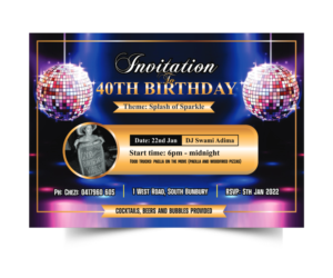 Invitation Design by ecorokerz for this project | Design: #27560787