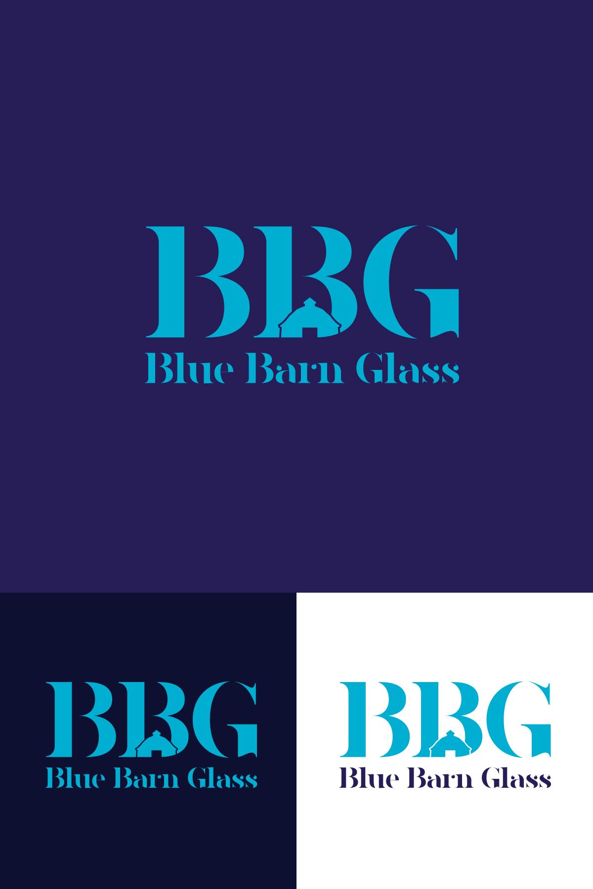 Logo Design by Sergio Coelho for Blue Barn Glass | Design #27549212