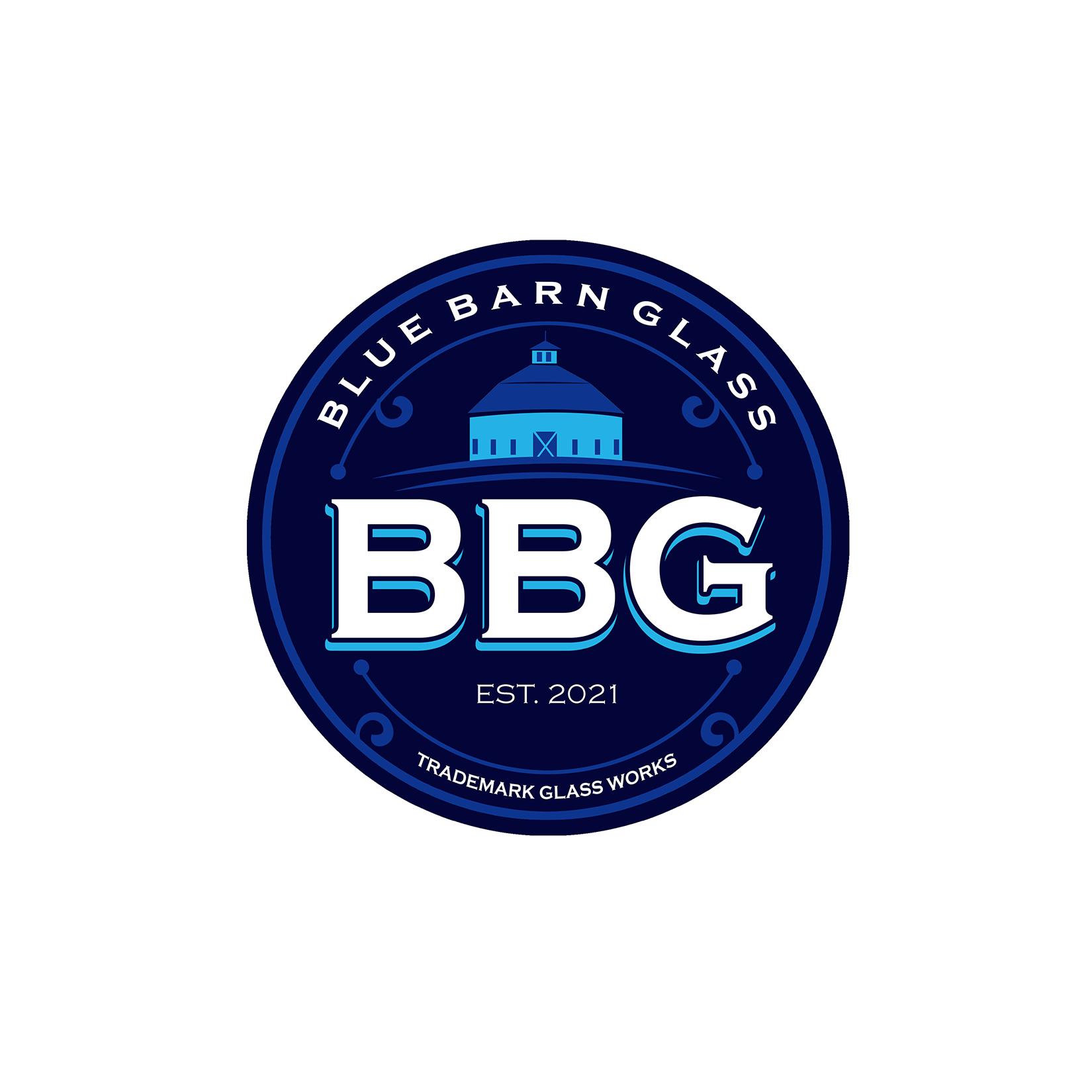 Logo Design by JKIANN08 for Blue Barn Glass | Design #27546796
