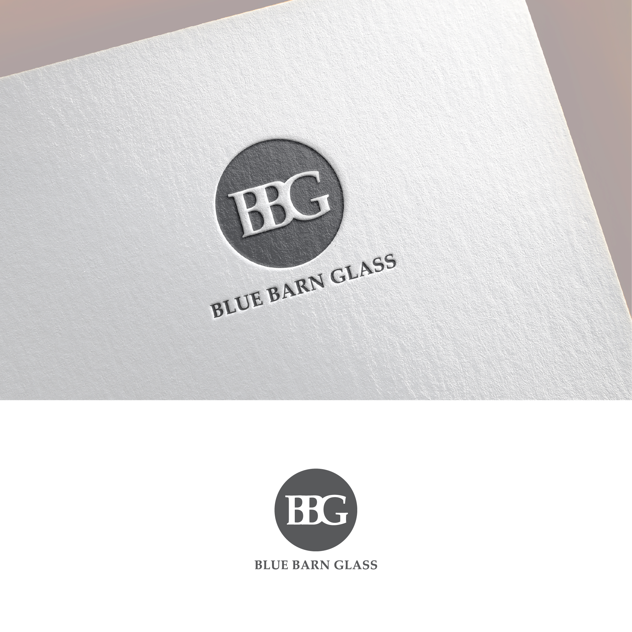 Logo Design by h2y for Blue Barn Glass | Design #27547631