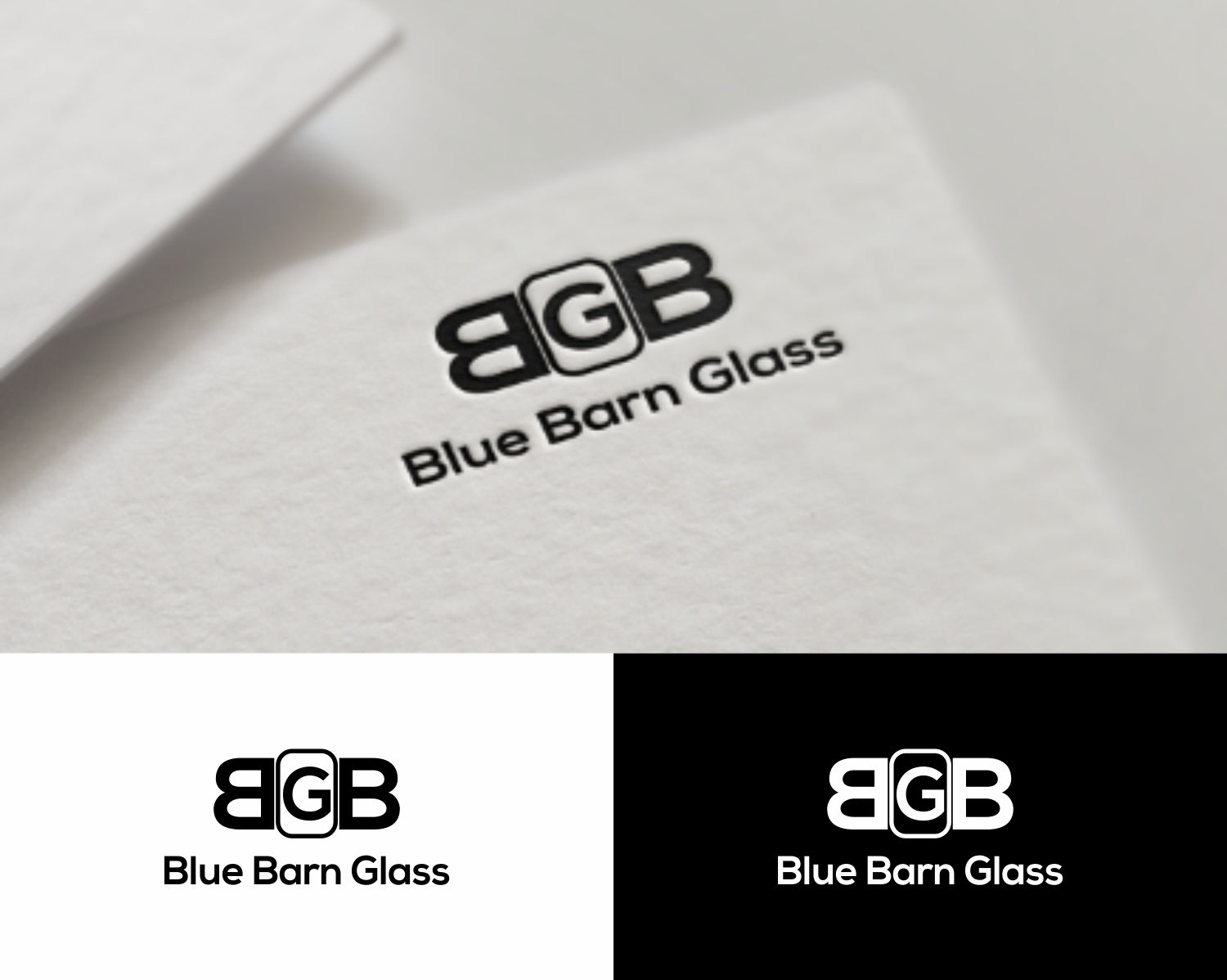 Logo Design by dobleh_creative for Blue Barn Glass | Design #27546788