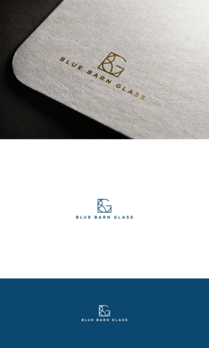 Diseño de Logo por UniqueDreamer para Blue Barn Glass | Diseño #27547656