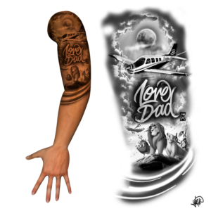 Tattoo Design by El Yisk 2 for this project | Design #27566246