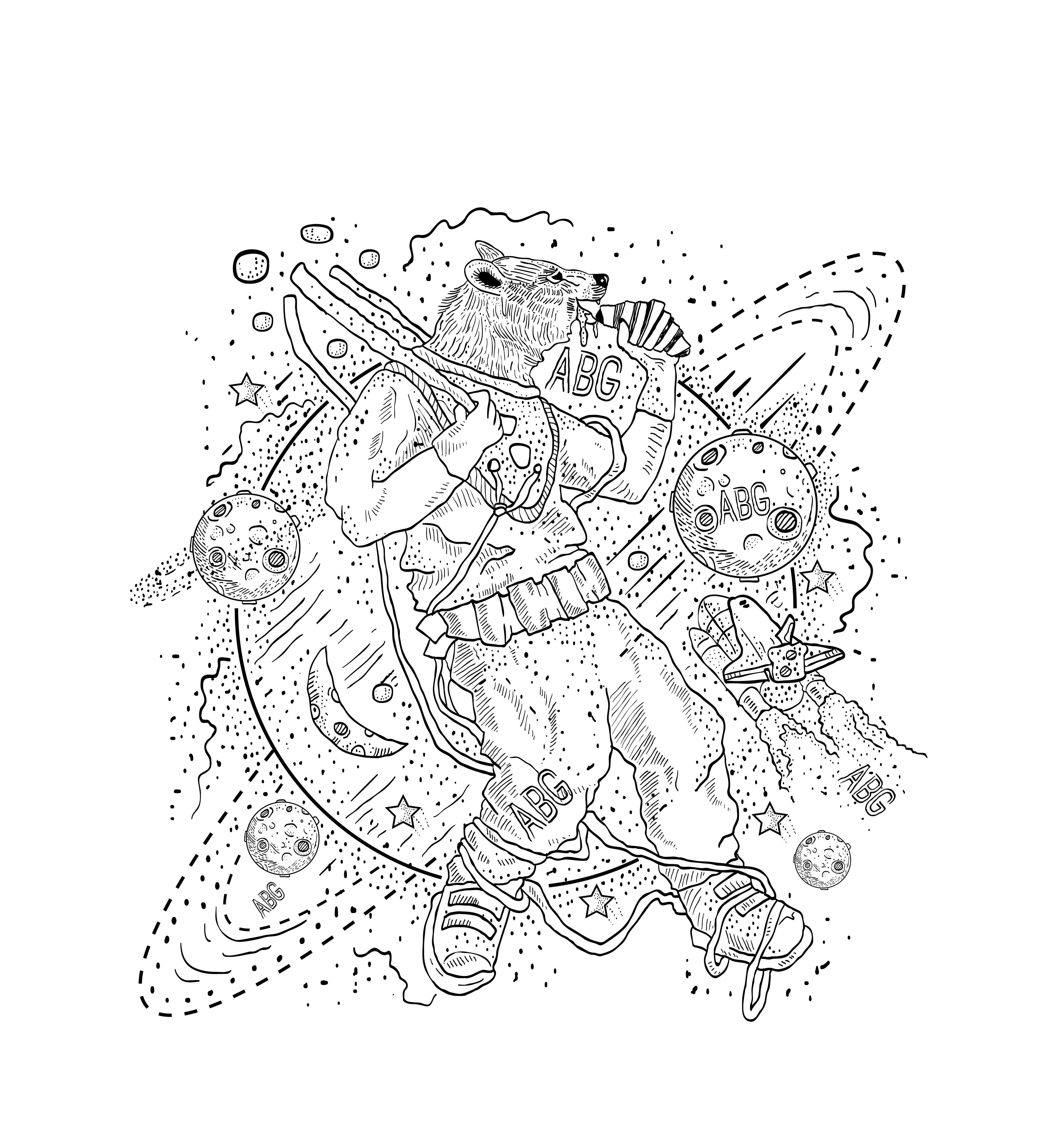 T-shirt Design by dskyvbc for Artisanal Baked Goods (ABG) | Design #27550799