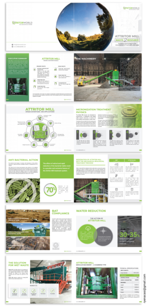 Descriptive brochure of the machinery and the process | Brochure Design by ryenacasi