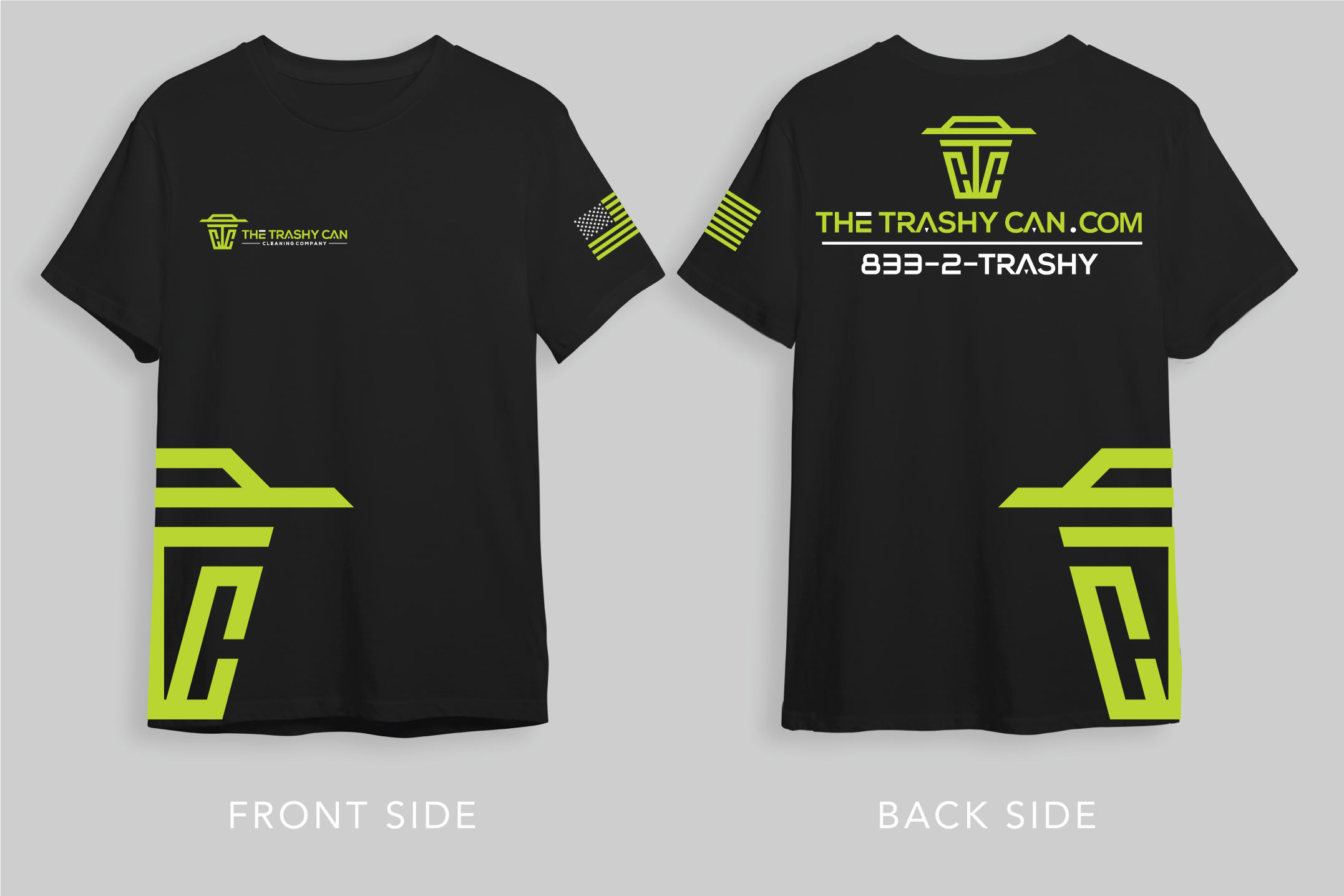 T-shirt Design by k1m for The Trashy Can Cleaning Company  | Design: #27562978