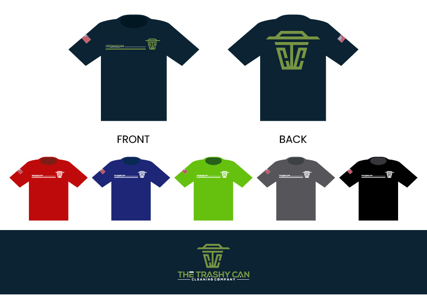 T-shirt Design by ~idiaz~ for The Trashy Can Cleaning Company  | Design #27566800