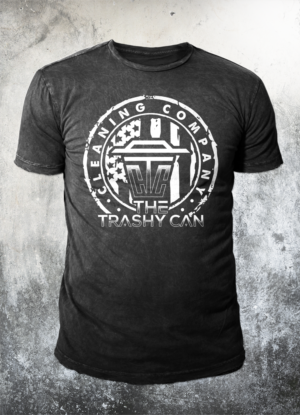 T-shirt Design by badpixelarts for The Trashy Can Cleaning Company  | Design: #27555686