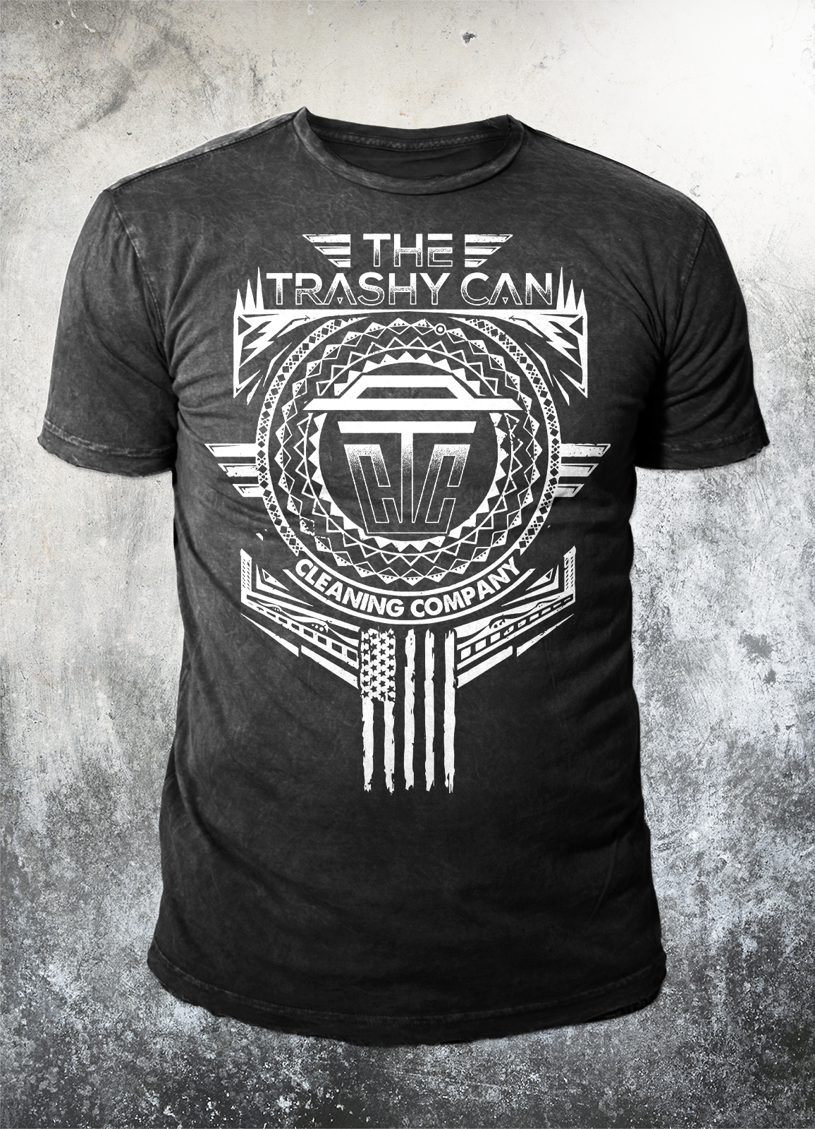 T-shirt Design by badpixelarts for The Trashy Can Cleaning Company  | Design #27555964