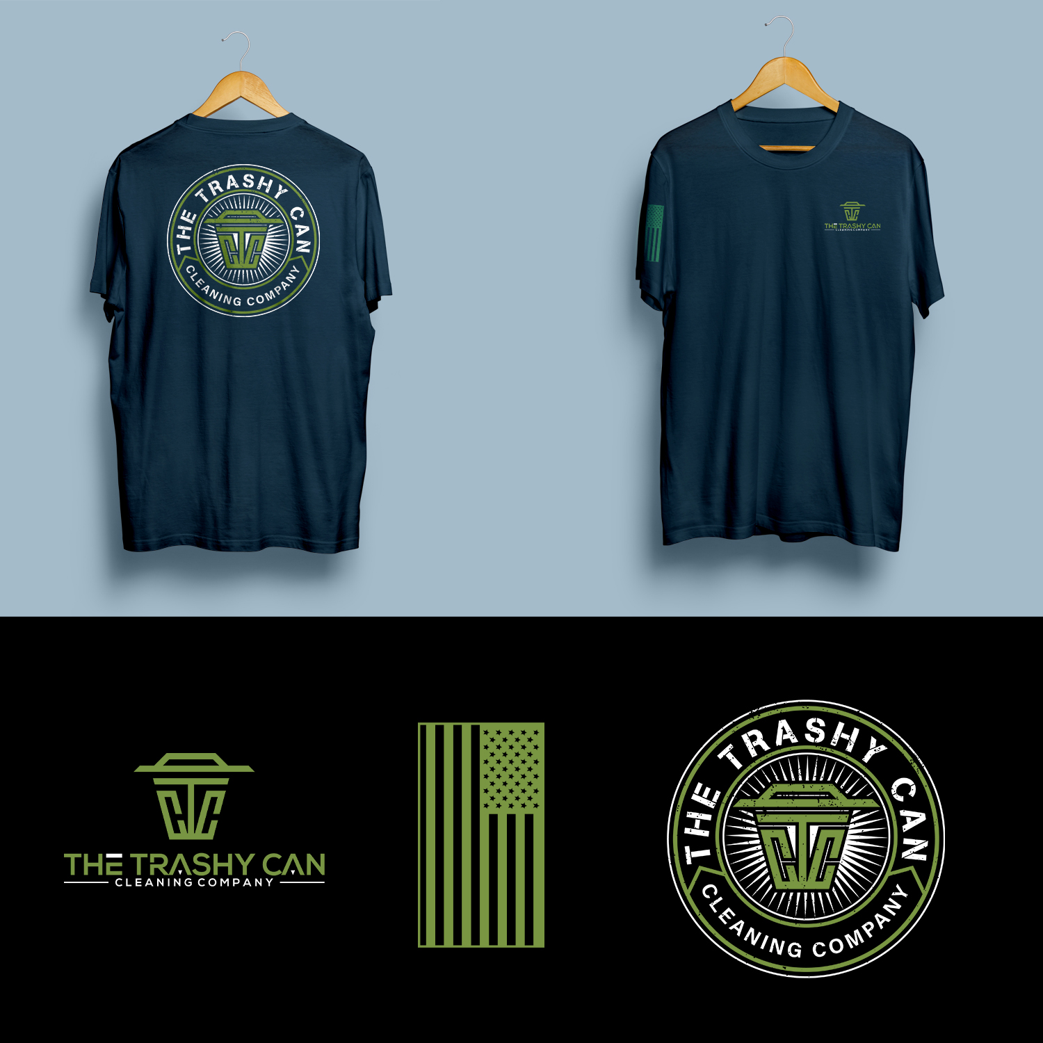 T-Shirt-Design von mekhfioui für The Trashy Can Cleaning Company  | Design #27561918