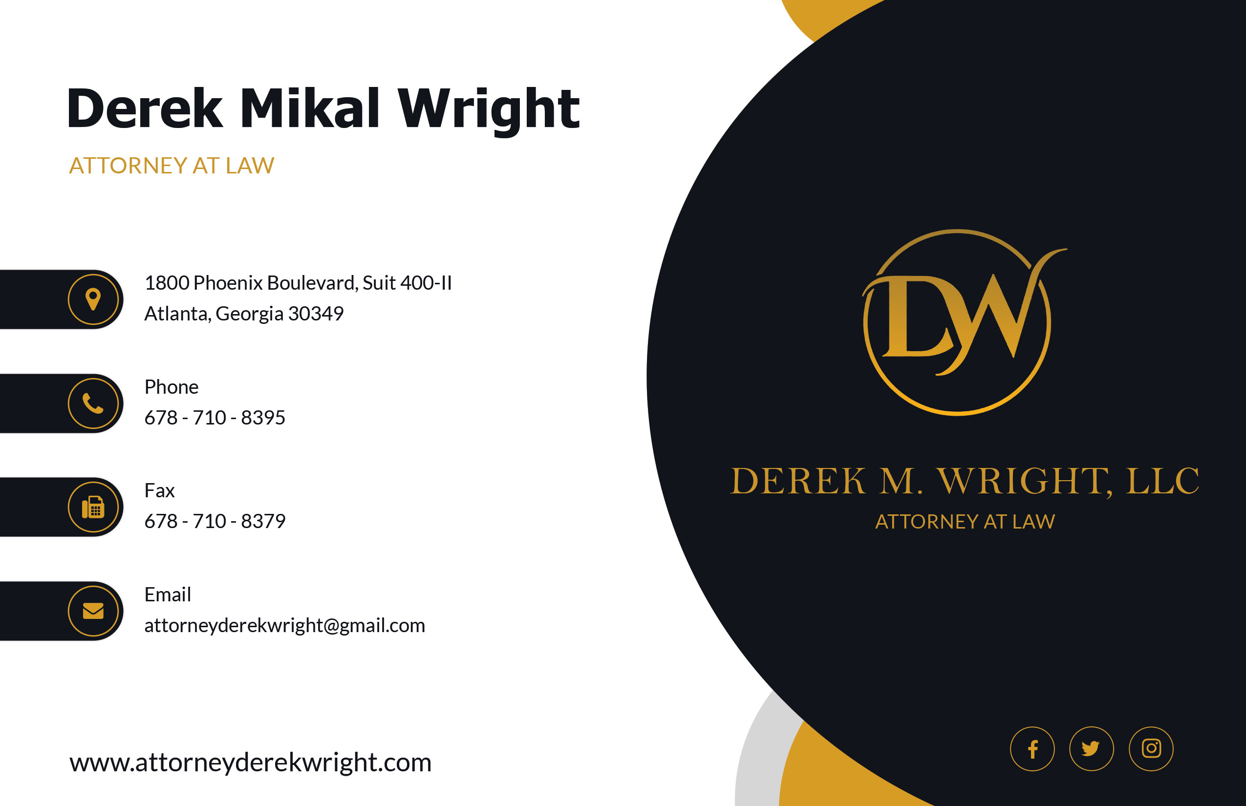 Wordpress Design by VC for Derek M Wright LLC | Design #27568930