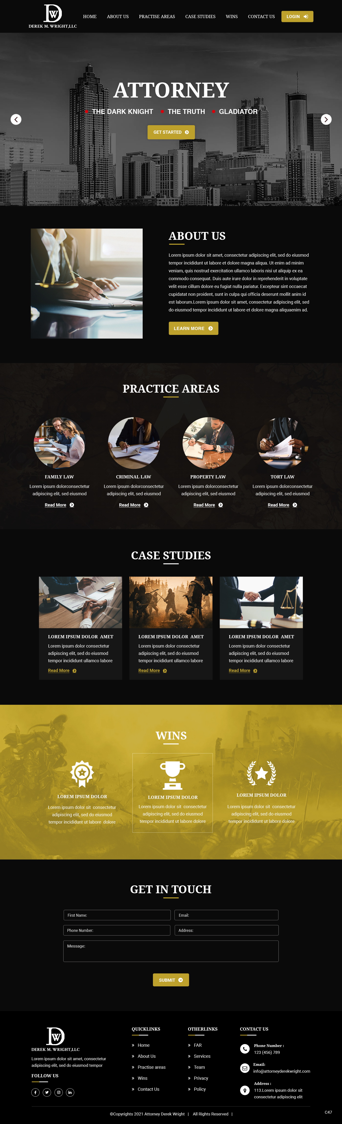 Wordpress Design by pb for Derek M Wright LLC | Design #27558204
