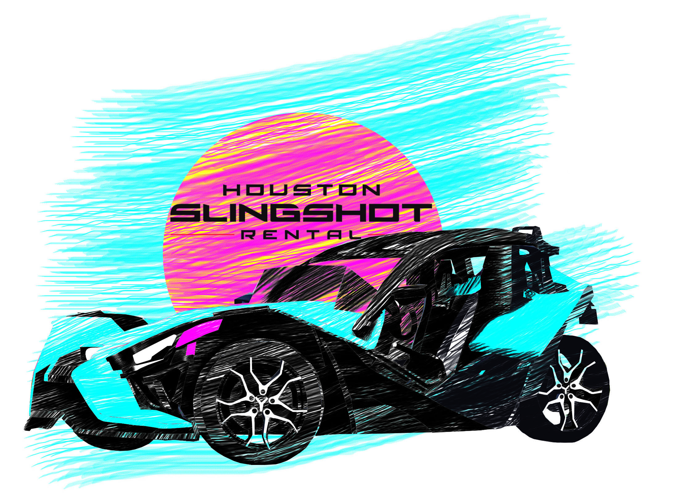 Diseño Gráfico por chute.juego para Houston Slingshot Rental | Diseño #27589493