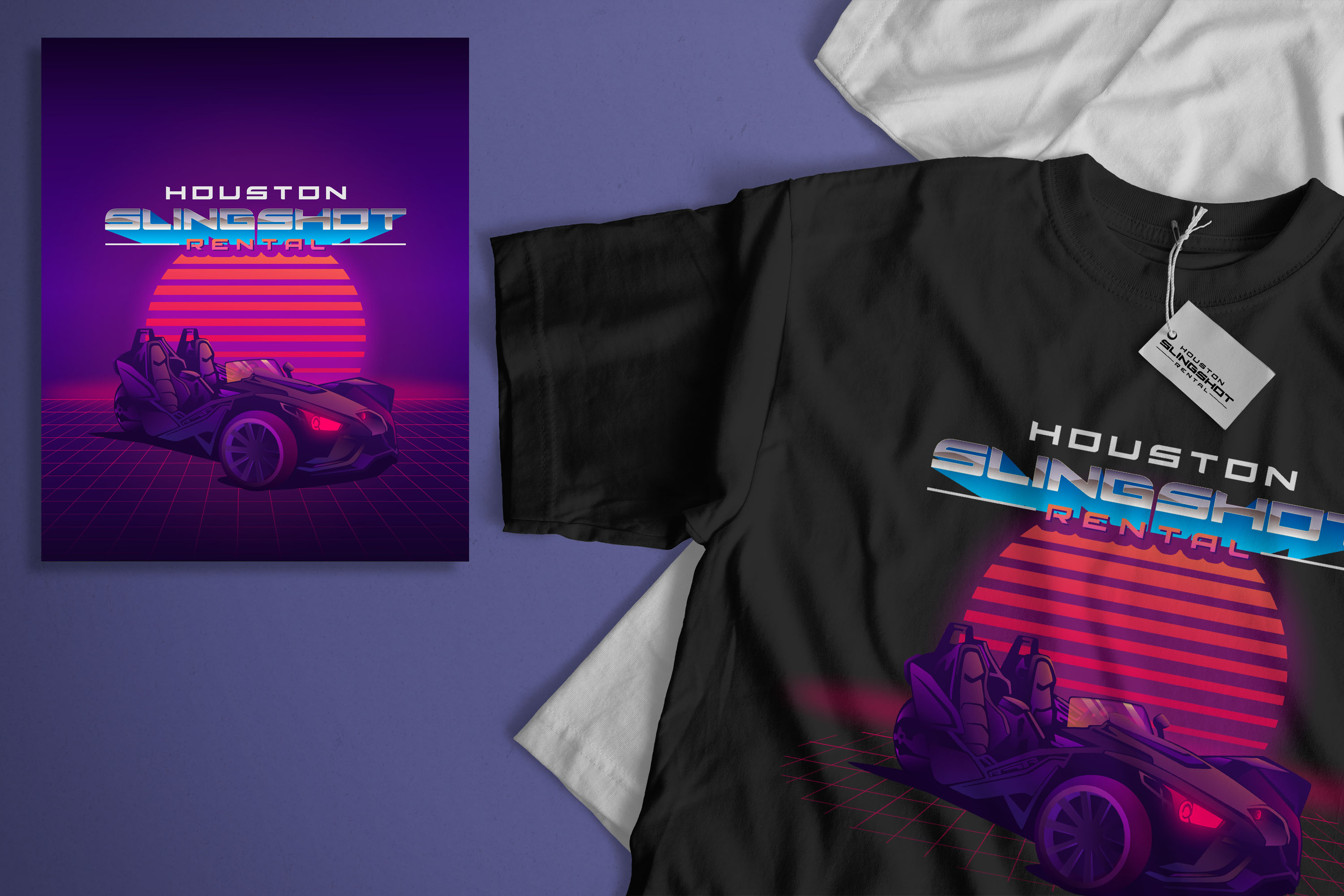 Graphic Design by sweepy for Houston Slingshot Rental | Design #27571510