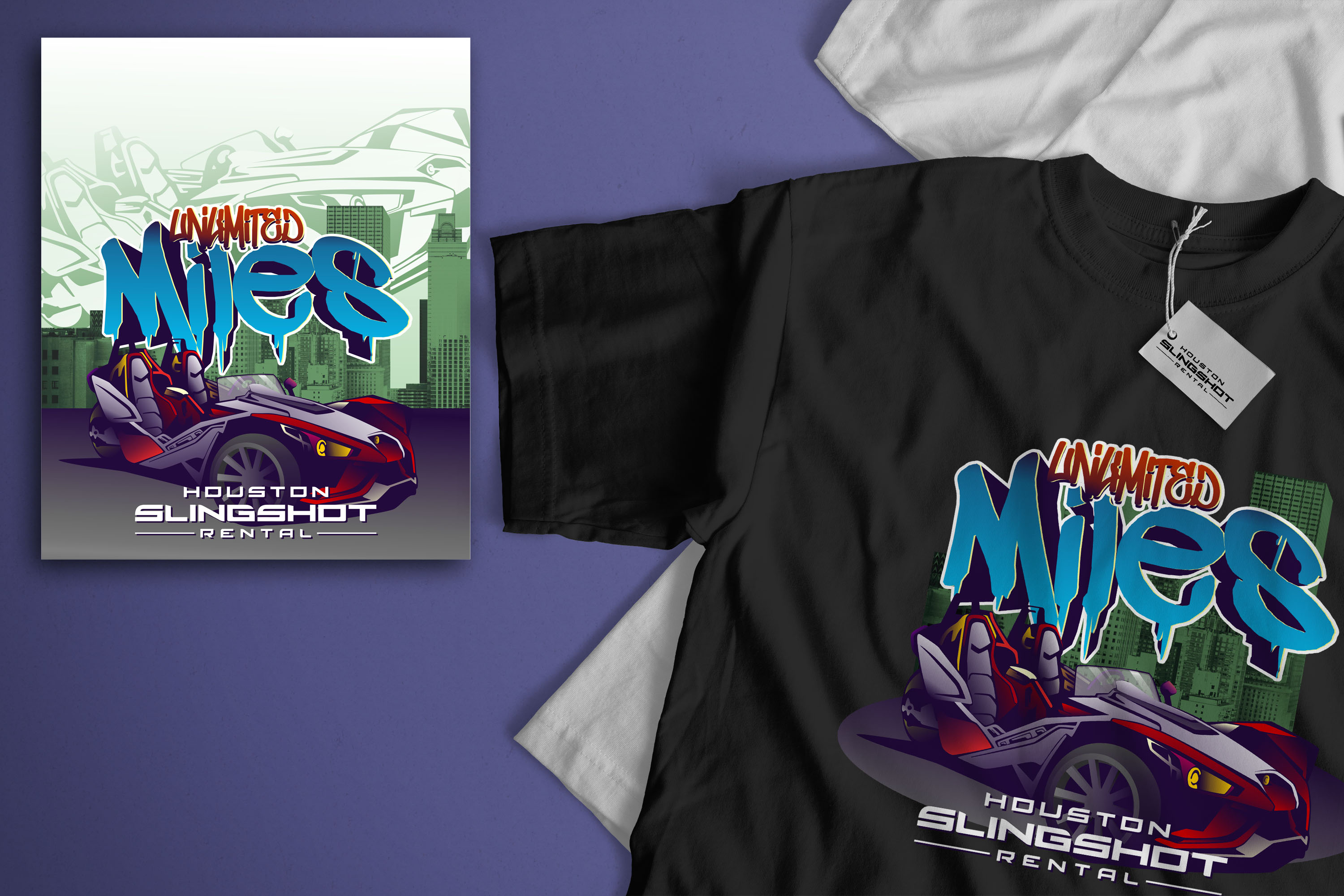 Graphic Design by sweepy for Houston Slingshot Rental | Design #27590401