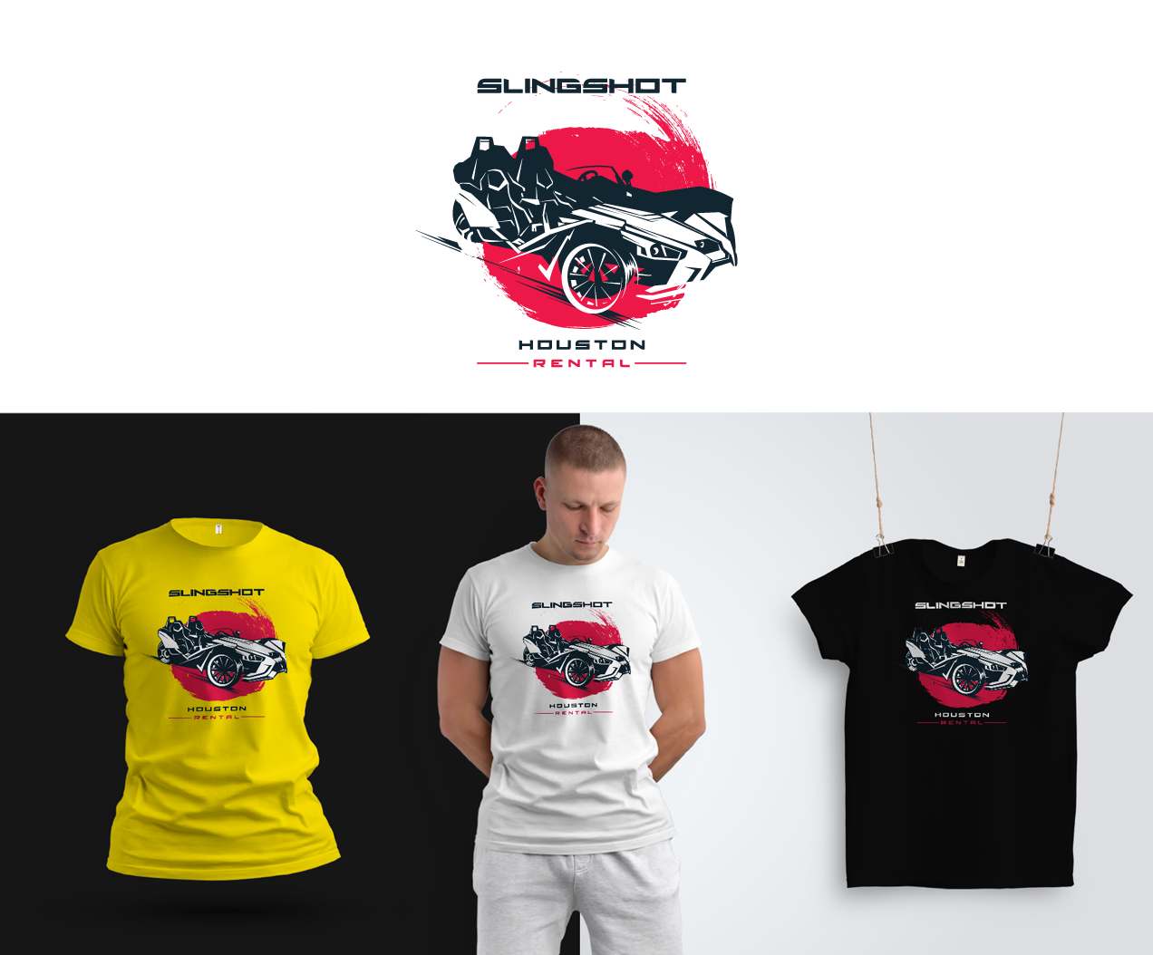 Graphic Design by  Artman for Houston Slingshot Rental | Design #27587388