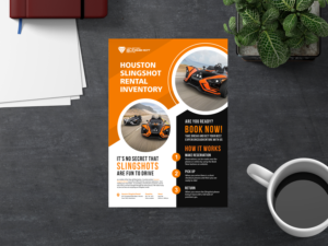 Graphic Design by Silverfox Studio for Houston Slingshot Rental | Design: #27607253